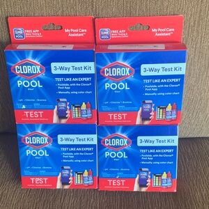 Clorox Pool 3-Way Test Kit - Red and Blue Packaging NIP
